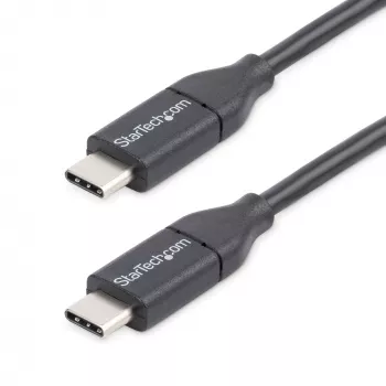 StarTech.com USB-C Cable - M/M - 0.5 m - USB 2.0, 0.5 m, USB C, USB C, USB 2.0, Male/Male, Black