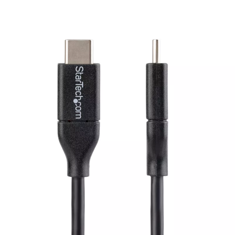 StarTech.com USB-C Cable - M/M - 0.5 m - USB 2.0, 0.5 m, USB C, USB C, USB 2.0, Male/Male, Black