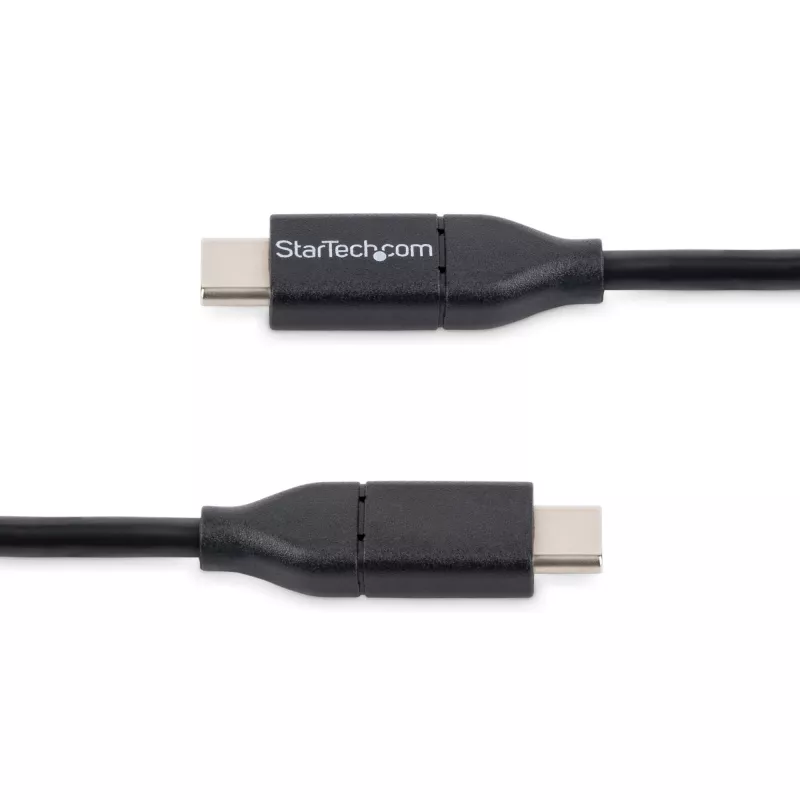 StarTech.com USB-C Cable - M/M - 0.5 m - USB 2.0, 0.5 m, USB C, USB C, USB 2.0, Male/Male, Black