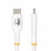 StarTech.com 2m White USB-C Charging Cable, USB-IF Certified USB C Cable, 240W PD EPR, USB 2.0 Type-C Laptop Charger Cord, USB-C Data Transfer Cable, TPE Jacket