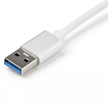 StarTech.com USB 3.0 to Gigabit Network Adapter - Silver, Wired, USB, Ethernet, 2000 Mbit/s, Silver