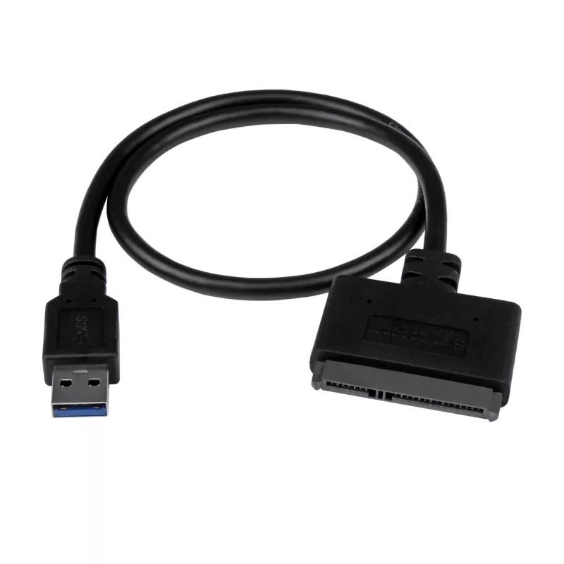 StarTech.com USB 3.1 to 2.5 inch SATA Hard Drive Adapter - USB 3.1 Gen 2 10Gbps with UASP External HDD/SSD Storage Converter