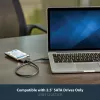 StarTech.com USB 3.1 to 2.5 inch SATA Hard Drive Adapter - USB 3.1 Gen 2 10Gbps with UASP External HDD/SSD Storage Converter