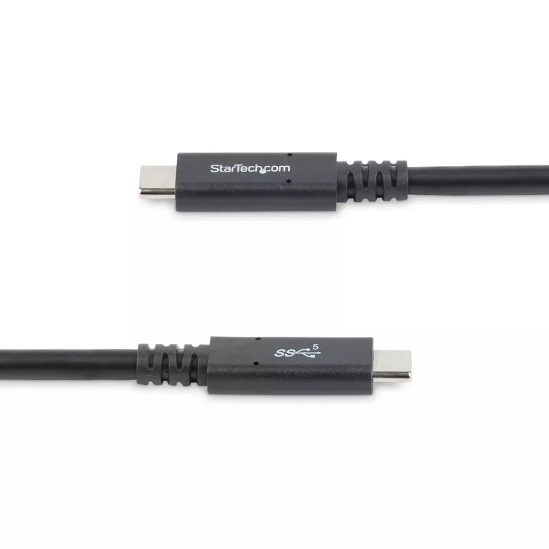 StarTech.com 6 ft (1.8 m) USB C to USB C Cable - 5A, 100W PD 3.0 - Certified Works With Chromebook - USB-IF Certified - M/M - USB 3.0 5Gbps - USB C Charging Cable - USB Type C Cable