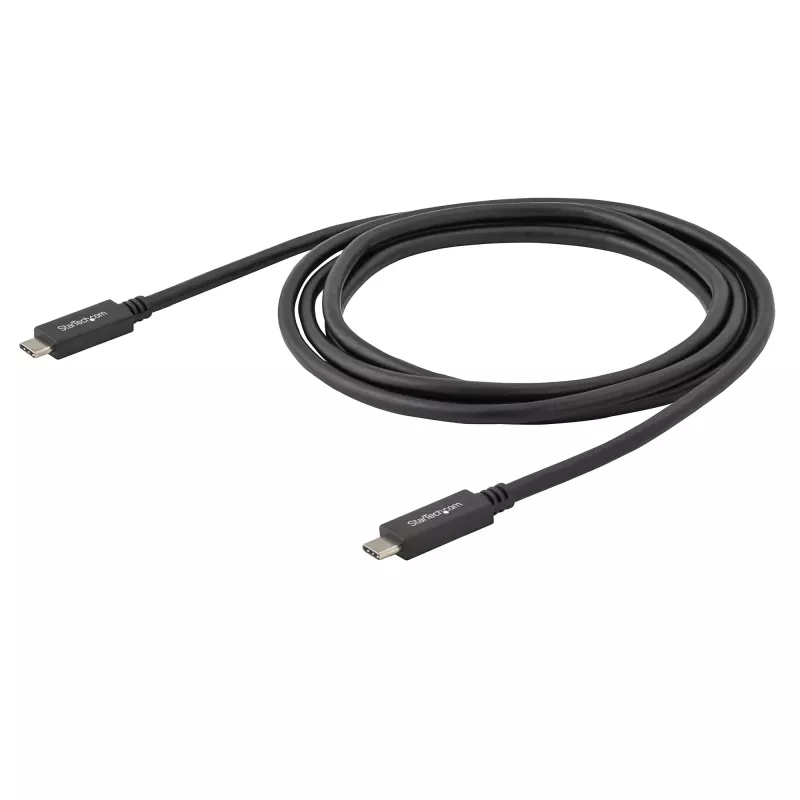 StarTech.com USB-C Cable with Power Delivery (3A) - M/M - 2 m (6 ft.) - USB 3.0 - USB-IF Certified