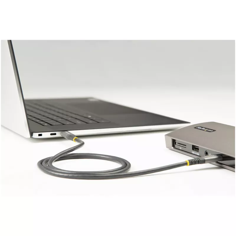 StarTech.com 6ft (2m) USB C Cable 5Gbps - High Quality USB-C Cable - USB 3.0 (5Gbps) Type-C Cable - 100W (5A) Power Delivery Charging, DP Alt Mode - USB C to C Cord - Charge & Sync