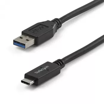 StarTech.com 3 ft. (1 m) USB to USB-C Cable - M/M, 1 m, USB A, USB C, USB 3.2 Gen 2 (3.1 Gen 2), 10 Gbit/s, Black