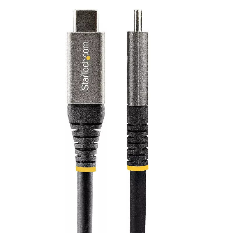 StarTech.com 3ft (1m) USB C Cable 10Gbps - USB-IF Certified USB-C Cable - USB 3.1 Type-C Cable - 100W (5A) Power Delivery Charging, DP Alt Mode - USB C to C Cord - Charge & Sync