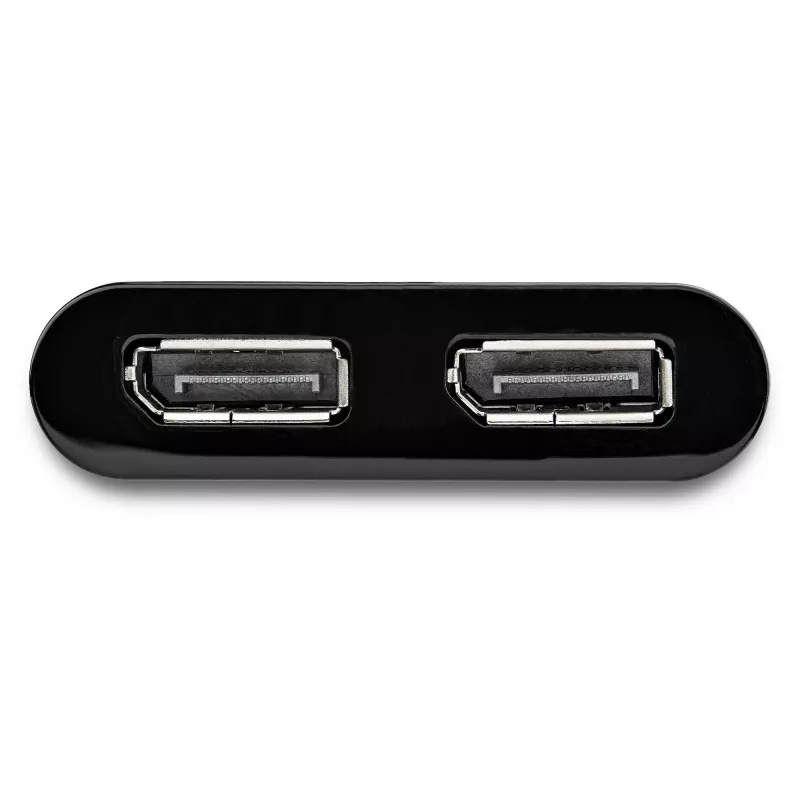 StarTech.com USB 3.0 to Dual DisplayPort Adapter - 4K 60Hz, 3.2 Gen 1 (3.1 Gen 1), USB Type-A, DisplayPort output, 4096 x 2160 pixels