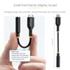 StarTech.com 5in (12.7cm) USB-C to 3.5mm TRRS Headphone/Headset Jack Audio Adapter, USB Type-C Aux Dongle, 32-bit DAC, Supports USB-C/Thunderbolt, Laptop/Phone/Tablet