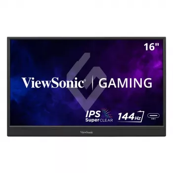 Viewsonic VX1654 portable TV/monitor Portable monitor Black 39.6 cm (15.6 inch) LED 1920 x 1080 pixels