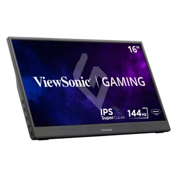 Viewsonic VX1654 portable TV/monitor Portable monitor Black 39.6 cm (15.6 inch) LED 1920 x 1080 pixels