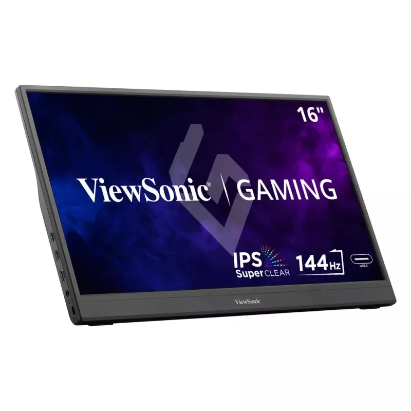 Viewsonic VX1654 portable TV/monitor Portable monitor Black 39.6 cm (15.6 inch) LED 1920 x 1080 pixels