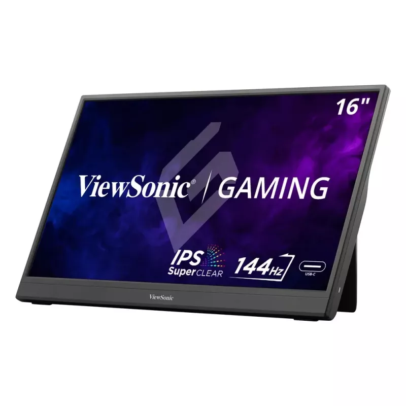Viewsonic VX1654 portable TV/monitor Portable monitor Black 39.6 cm (15.6 inch) LED 1920 x 1080 pixels