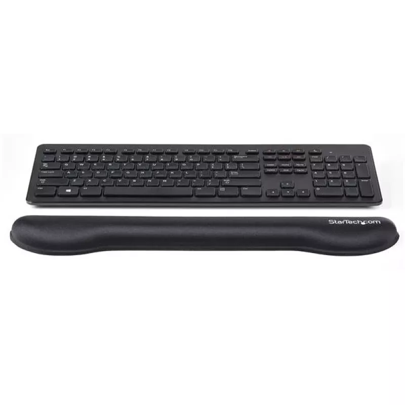 StarTech.com WRSTRST Gel Keyboard Wrist Rest, Black