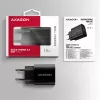 Axagon ACU-QC18 QC 3.0 1× OUTPUT wall charger 18W, Indoor, AC, Black