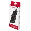 Axagon HUE-F7C 7x USB 3.2 Gen 1 ALU FLAT hub micro power IN 30cm USB-C USB 3.2 Gen 1 (3.1 Gen 1) Type-A 5000 Mbit/s Black