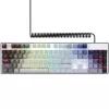 Mechanical Keyboard LORGAR Azar 514 White with RGB Backlight, ENG layout