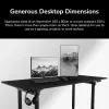 Desk COUGAR Gaming E-GRAV 180 Black Rectangular Carbon Fibre 180x80cm