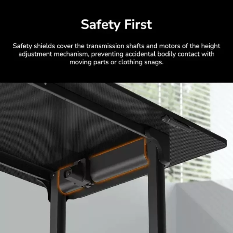 Desk COUGAR Gaming E-GRAV 180 Black Rectangular Carbon Fibre 180x80cm