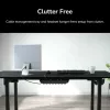 Desk COUGAR Gaming E-GRAV 180 Black Rectangular Carbon Fibre 180x80cm