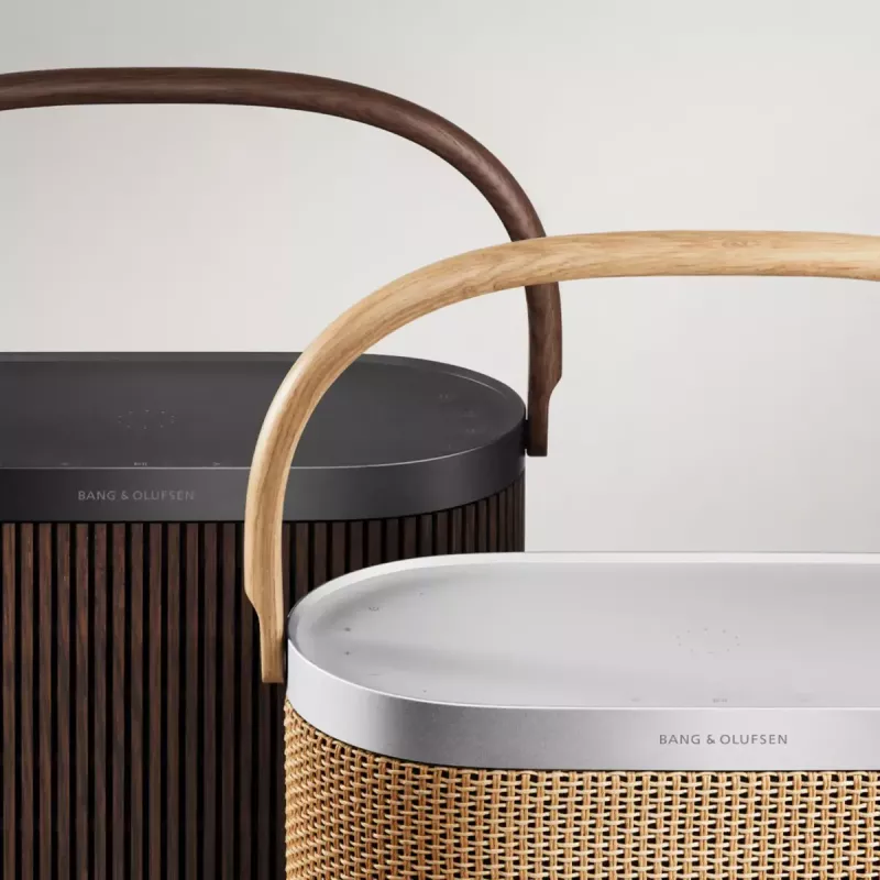 Bang & Olufsen Beosound A5 portable speaker, Dark Oak (cover and handle)