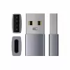 Cable Gender Changer Satechi ST-TAUCM USB-A to USB-C Grey