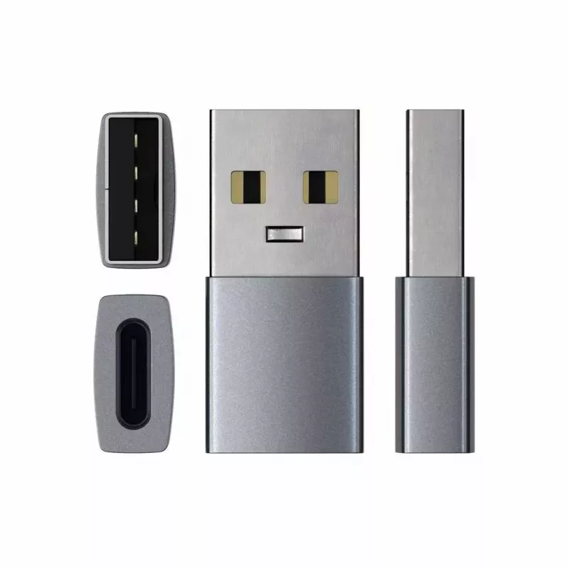 Cable Gender Changer Satechi ST-TAUCM USB-A to USB-C Grey