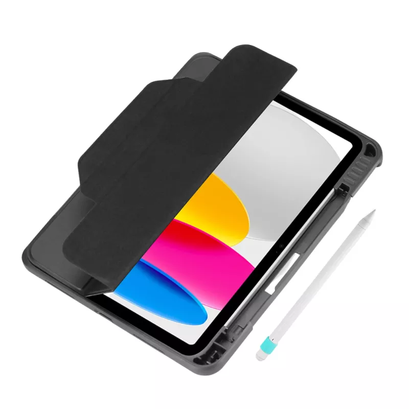 DEQSTER Rugged MAX Case for iPad 10.9 inch (10th Gen.), Black