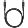 DEQSTER Nylon Charging cable USB-C to USB-C, 1m, 1 m, USB C, USB C, 5 Gbit/s, Black
