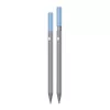DEQSTER Pencil 2, Tablet, Apple, Blue, Grey, Apple iPads since 2018, Grey, Aluminium, Polycarbonate (PC), Polyoxymethylene (POM)
