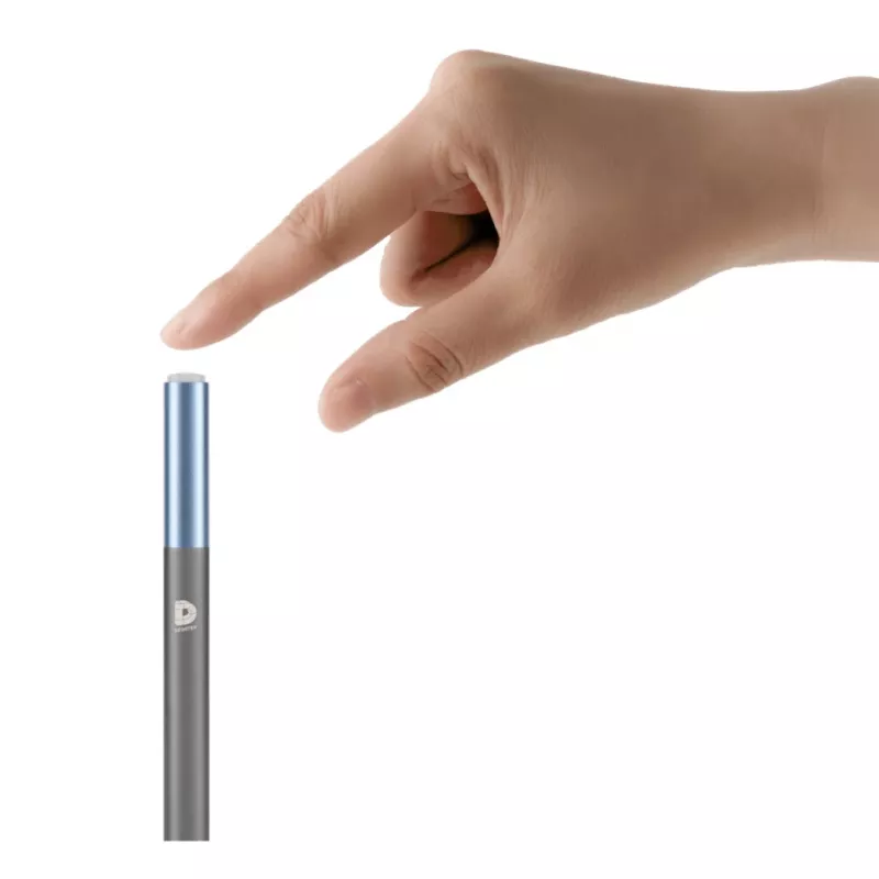 DEQSTER Pencil 2, Tablet, Apple, Blue, Grey, Apple iPads since 2018, Grey, Aluminium, Polycarbonate (PC), Polyoxymethylene (POM)