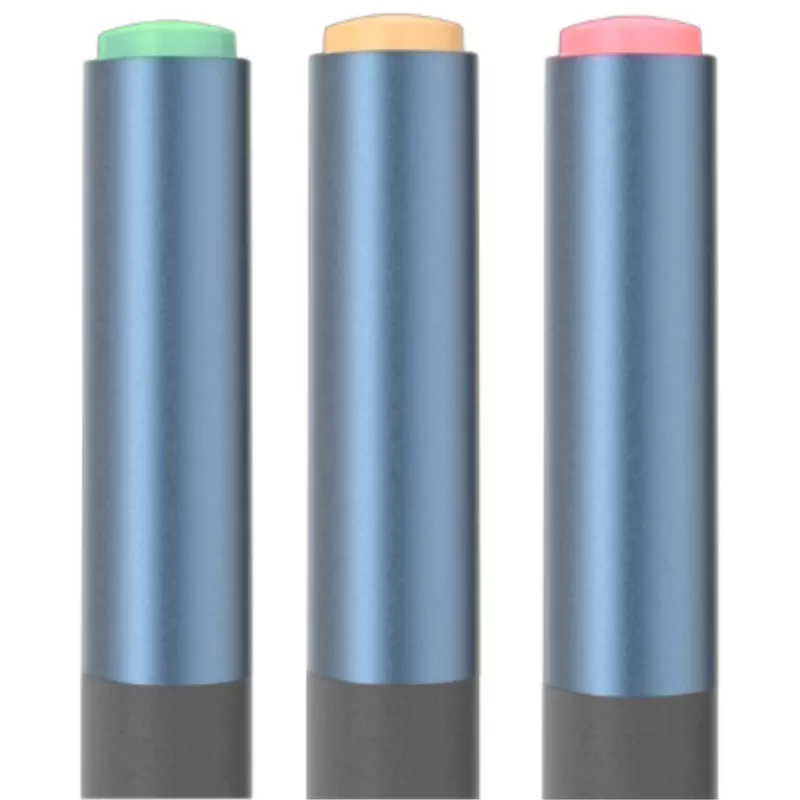 DEQSTER Pencil 2, Tablet, Apple, Blue, Grey, Apple iPads since 2018, Grey, Aluminium, Polycarbonate (PC), Polyoxymethylene (POM)