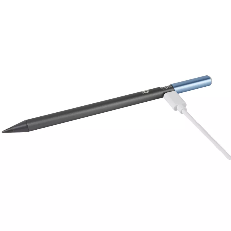 DEQSTER Pencil 2, Tablet, Apple, Blue, Grey, Apple iPads since 2018, Grey, Aluminium, Polycarbonate (PC), Polyoxymethylene (POM)