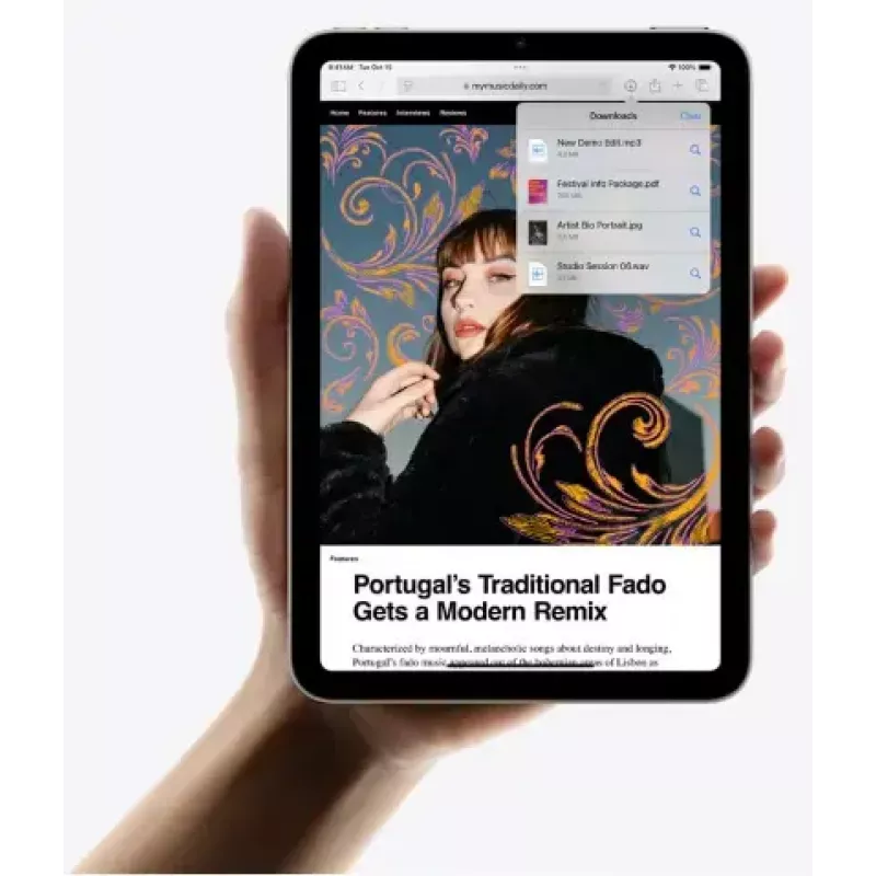 Tablet Apple iPad mini Wi‑Fi 128GB Purple — 8.3 inch (21.1 cm) LED 2266×1488, A17 Pro, 12MP cameras, Wi‑Fi 6E, 293 g