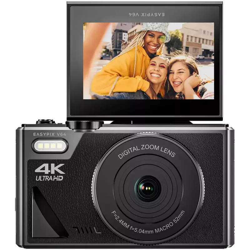 Compact digital camera EASYPIX V64 Flip 20203 — 16 MP, 1080p video