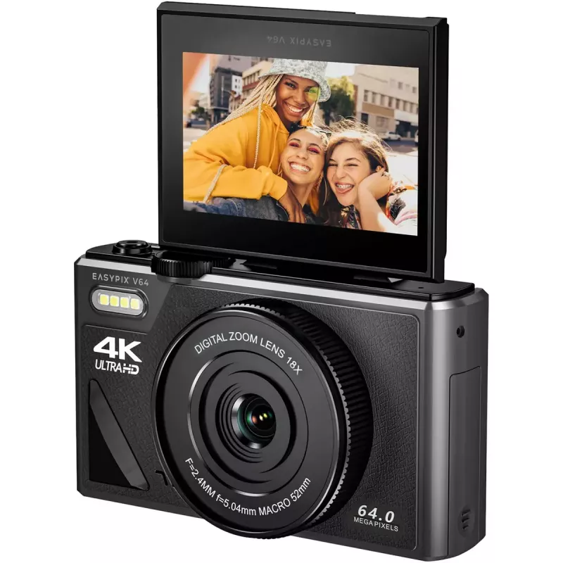 Compact digital camera EASYPIX V64 Flip 20203 — 16 MP, 1080p video