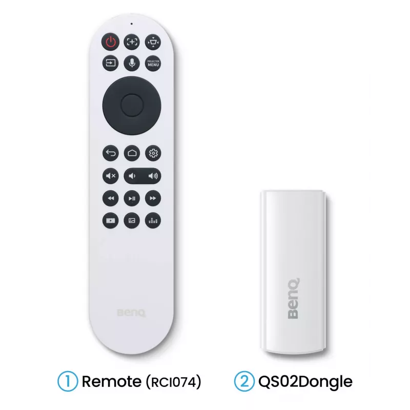 BenQ W2720i Standard throw projector 2500 ANSI lumens DLP UHD 4K (3840x2160) 3D Black