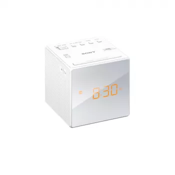 Sony ICF-C1, Clock, AM, FM, 87.5 - 108 MHz, 531 - 1602 kHz, 0.1 W, 6.6 cm