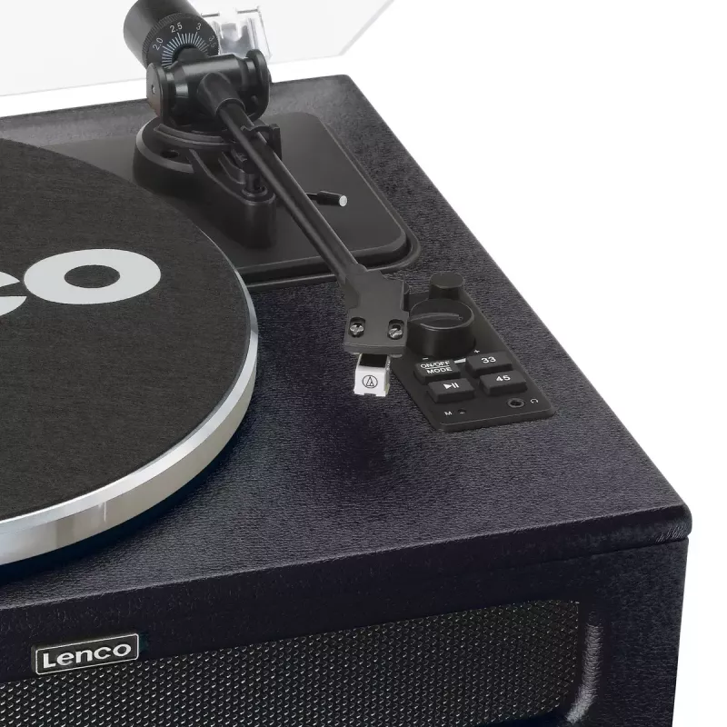 Belt-drive audio turntable Lenco LS-430BK Black 40W Bluetooth