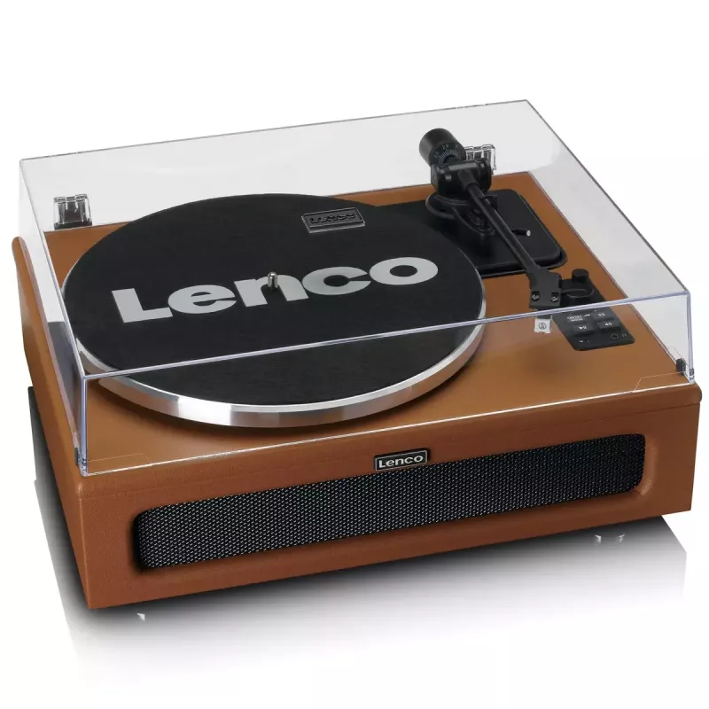Belt-drive audio turntable Lenco LS-430BN Brown Manual 3-4g tracking force