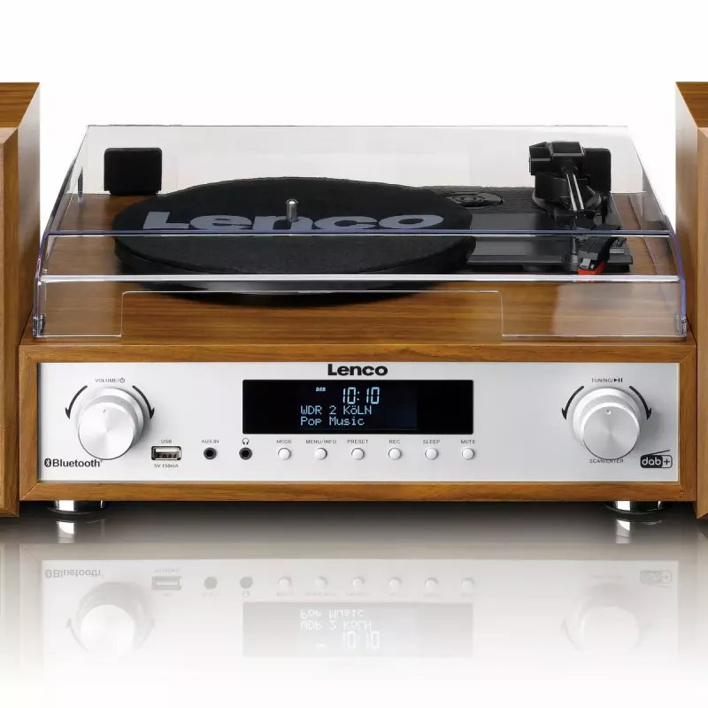 Belt-drive audio turntable Lenco MC-160WD
