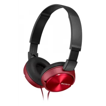 Sony MDR-ZX310AP, Wired, 10 - 24000 Hz, Calls/Music, 125 g, Headset, Red