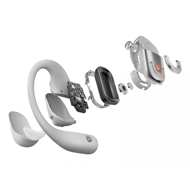 SHOKZ OpenFit 2+ Headphones Wireless Ear-hook, In-ear Calls/Music Bluetooth Grey