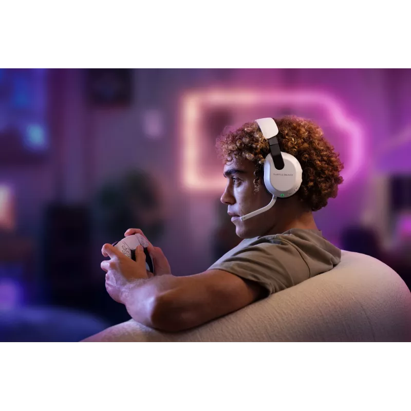Turtle Beach Stealth 600 White PlayStation Wireless Gaming Headset with up to 80 hour Battery, 50mm Speakers and Bluetooth for PS5, PS4, PC and Mobile