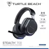 Turtle Beach Stealth 700 Black PlayStation Wireless Gaming Headset with up to 80 hour Battery, Bluetooth, Dual Transmitters and 60mm Speakers for PS5, PS4, PC and Mobile