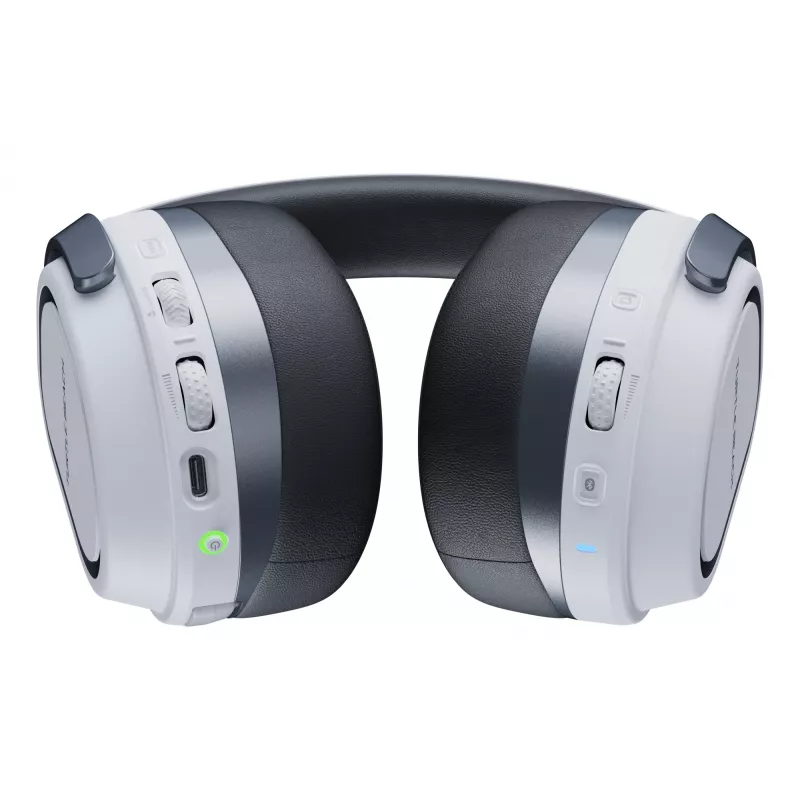 Turtle Beach Stealth 700 White PlayStation Wireless Gaming Headset with up to 80 hour Battery, Bluetooth, Dual Transmitters and 60mm Speakers for PS5, PS4, PC and Mobile