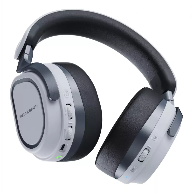 Turtle Beach Stealth 700 White PlayStation Wireless Gaming Headset with up to 80 hour Battery, Bluetooth, Dual Transmitters and 60mm Speakers for PS5, PS4, PC and Mobile