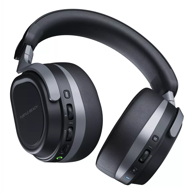 Turtle Beach Stealth 700 Black PC Wireless Gaming Headset with up to 80 hour Battery, Bluetooth, Dual Transmitters and 60mm Speakers for PC, PS5, PS4 and Mobile