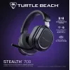 Turtle Beach Stealth 700 Black PC Wireless Gaming Headset with up to 80 hour Battery, Bluetooth, Dual Transmitters and 60mm Speakers for PC, PS5, PS4 and Mobile